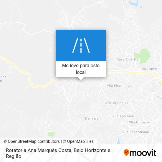 Rotatoria Ana Marquês Costa mapa