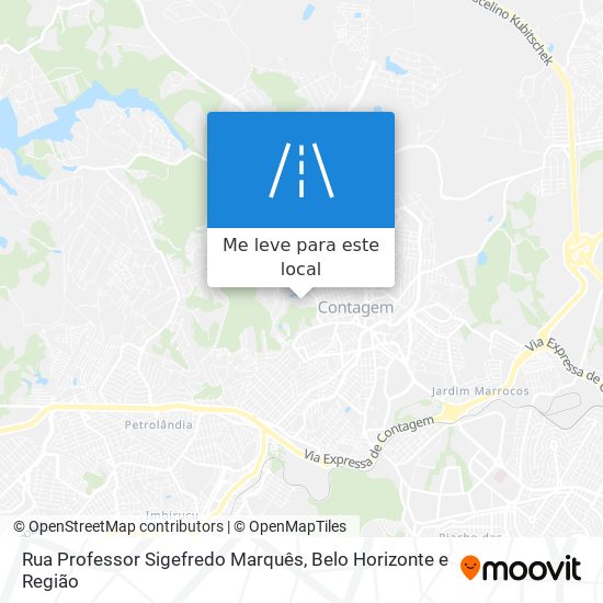 Rua Professor Sigefredo Marquês mapa