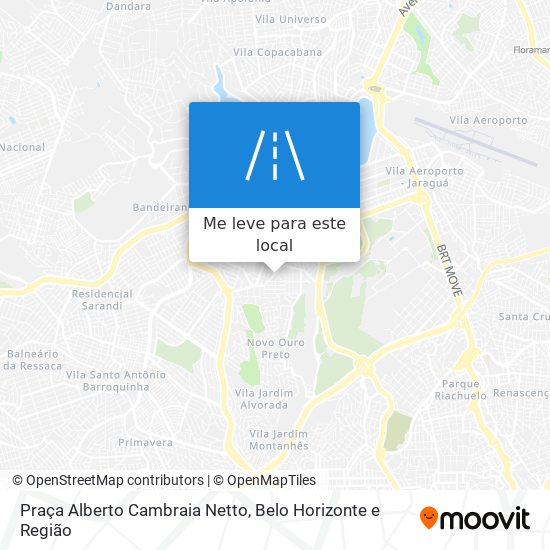 Praça Alberto Cambraia Netto mapa