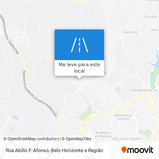 Rua Abilio F. Afonso mapa