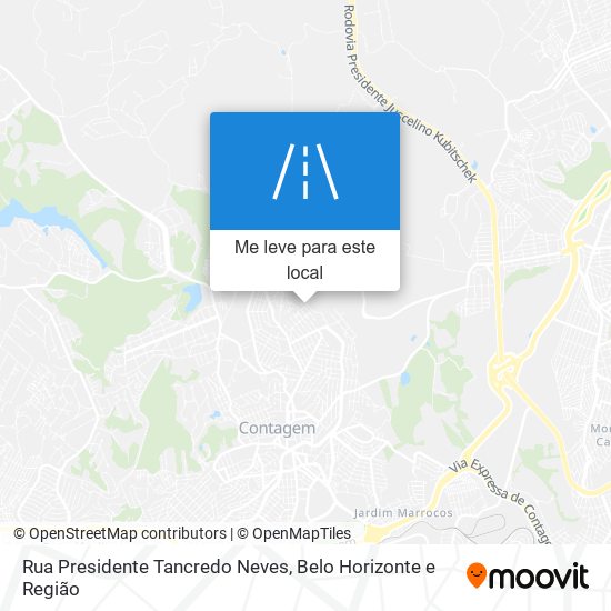 Rua Presidente Tancredo Neves mapa