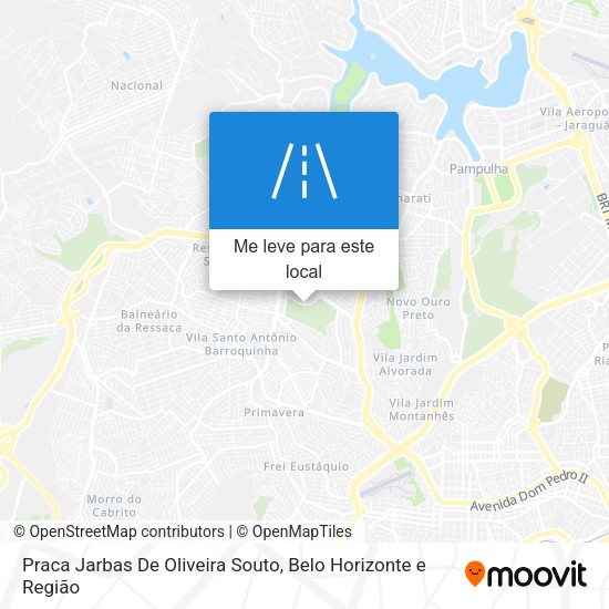 Praca Jarbas De Oliveira Souto mapa
