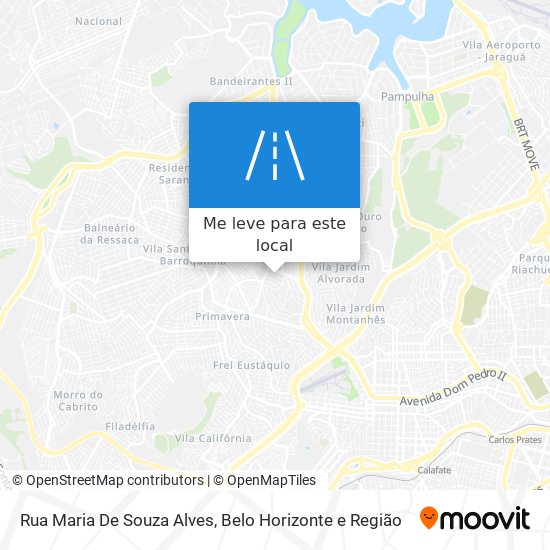 Rua Maria De Souza Alves mapa