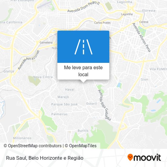 Rua Saul mapa