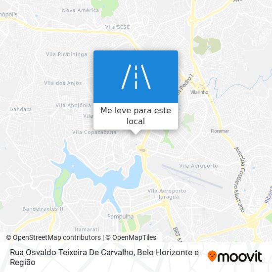 Rua Osvaldo Teixeira De Carvalho mapa