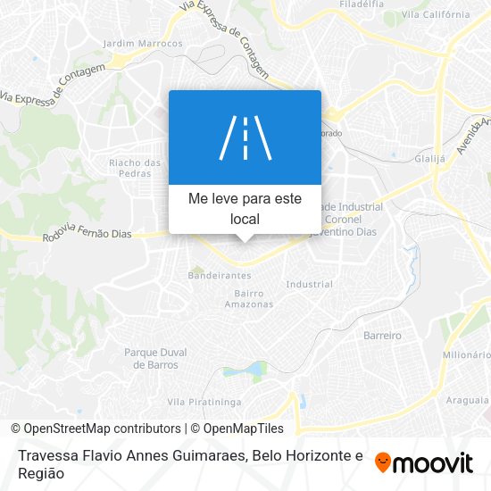 Travessa Flavio Annes Guimaraes mapa