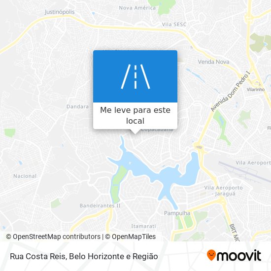 Rua Costa Reis mapa