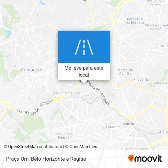 Praça Um mapa