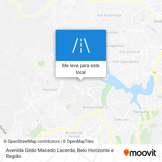 Avenida Gildo Macedo Lacerda mapa