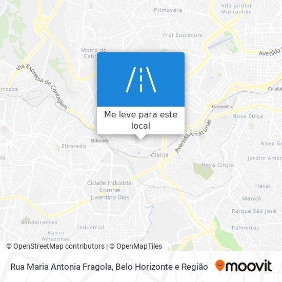 Rua Maria Antonia Fragola mapa