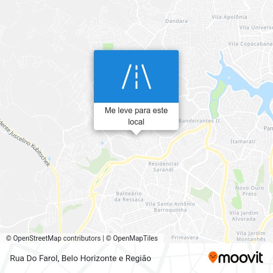 Rua Do Farol mapa