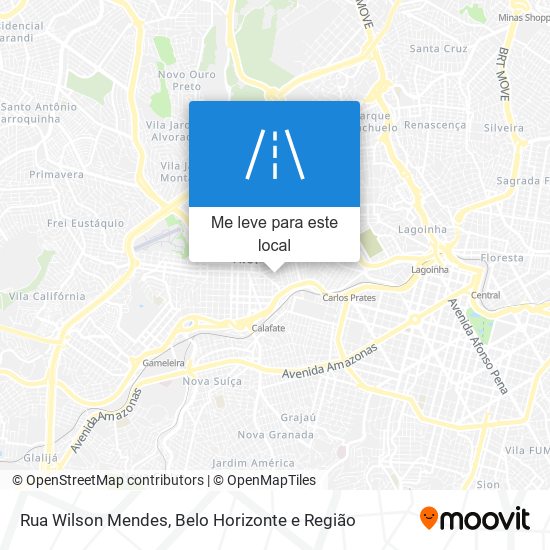 Rua Wilson Mendes mapa