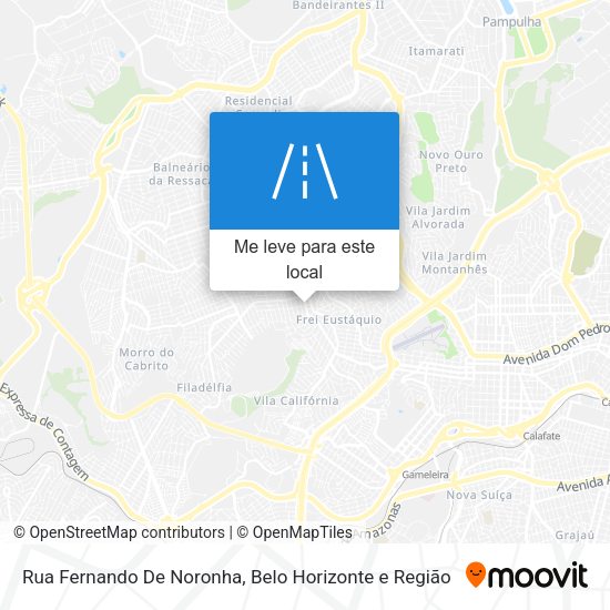 Rua Fernando De Noronha mapa