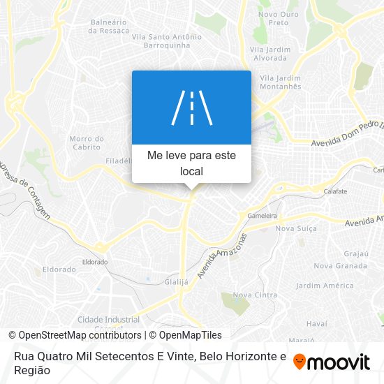 Rua Quatro Mil Setecentos E Vinte mapa