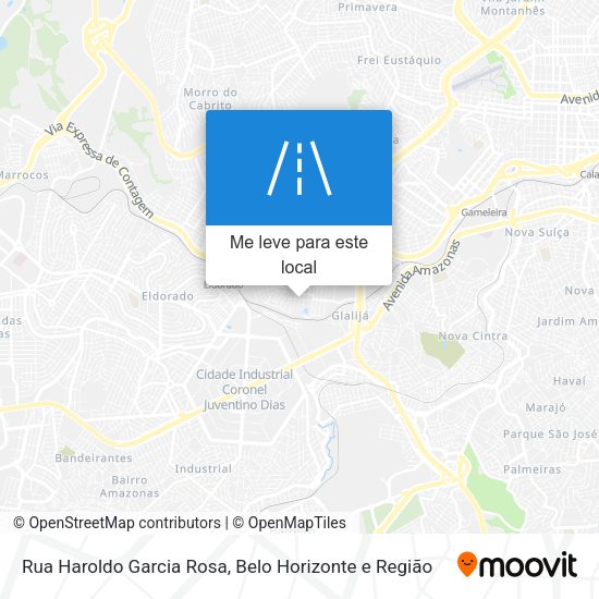 Rua Haroldo Garcia Rosa mapa