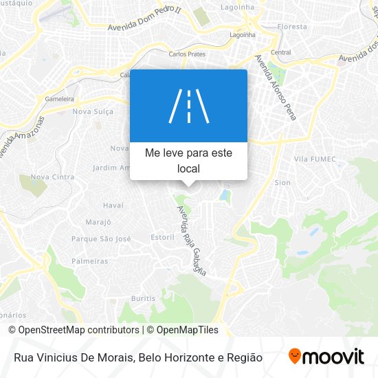 Rua Vinicius De Morais mapa