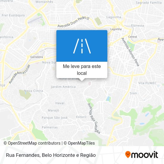 Rua Fernandes mapa