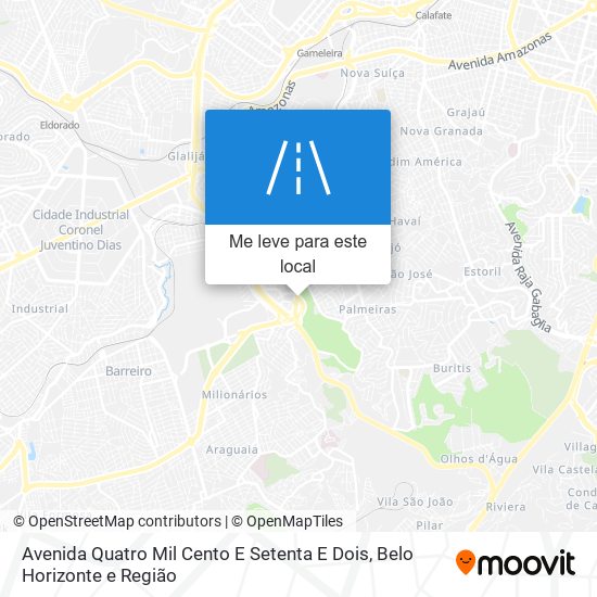 Avenida Quatro Mil Cento E Setenta E Dois mapa