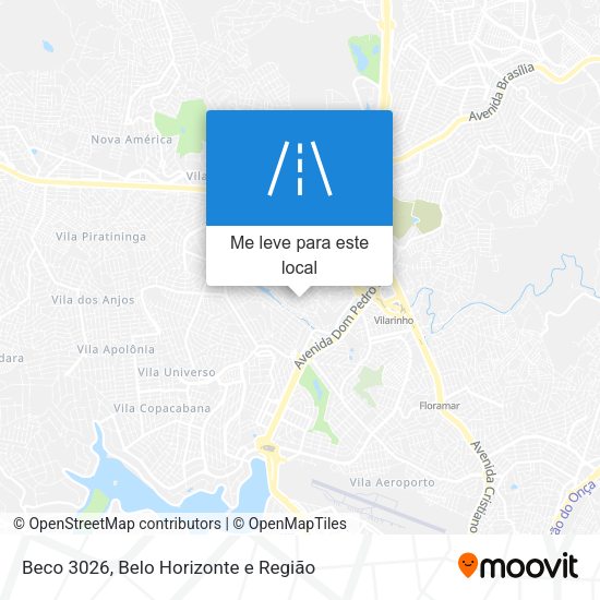 Beco 3026 mapa
