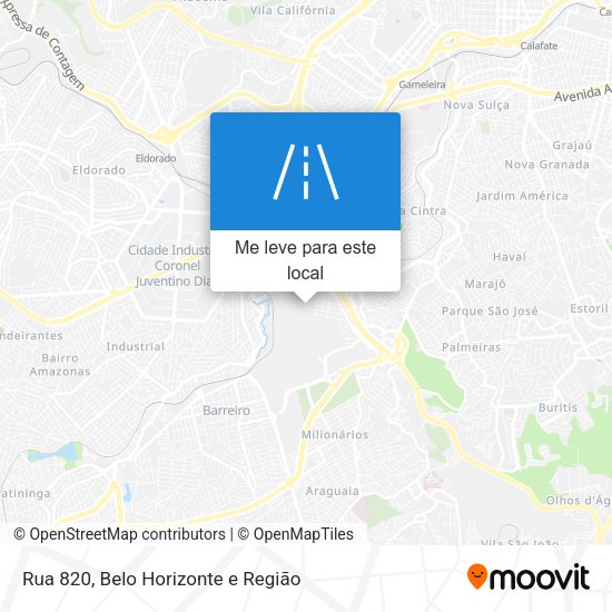 Rua 820 mapa