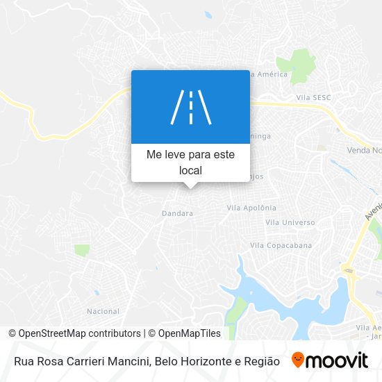 Rua Rosa Carrieri Mancini mapa