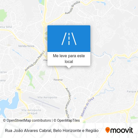 Rua João Alvares Cabral mapa