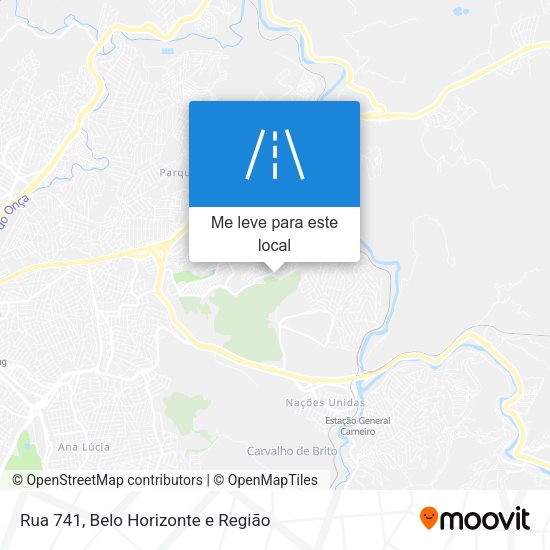 Rua 741 mapa