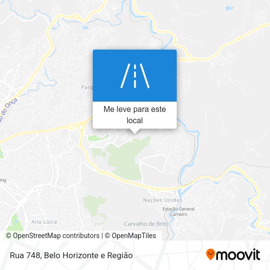 Rua 748 mapa