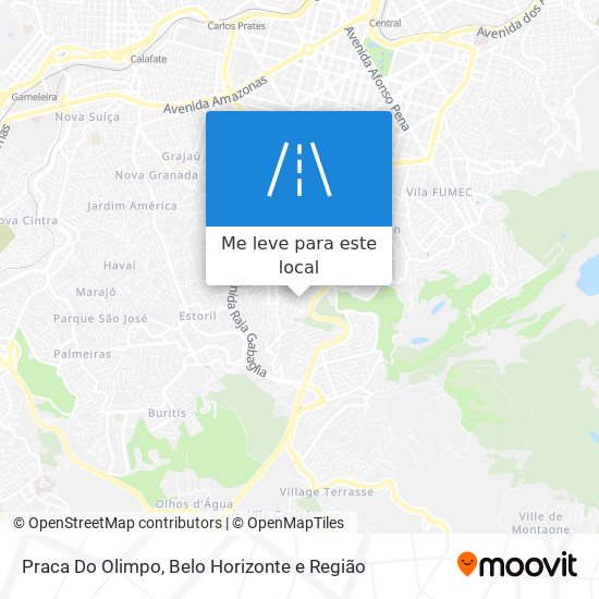 Praca Do Olimpo mapa