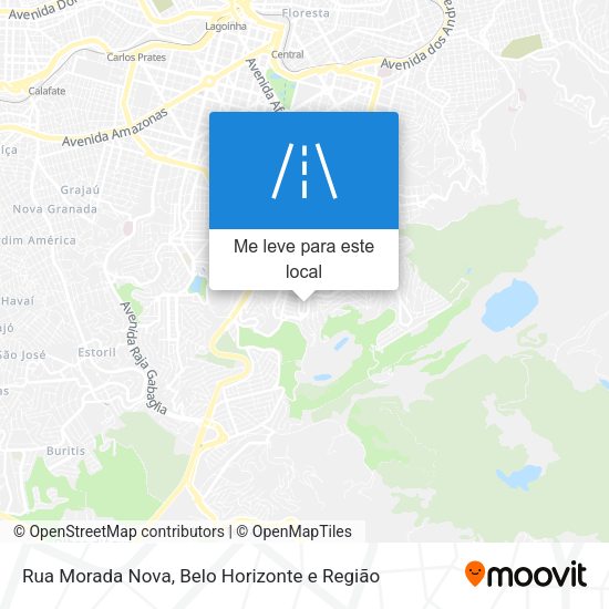 Rua Morada Nova mapa