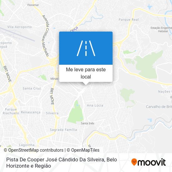 Pista De Cooper José Cândido Da Silveira mapa