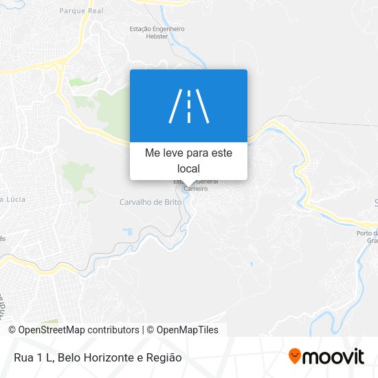 Rua 1 L mapa