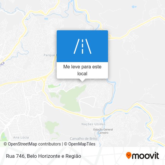 Rua 746 mapa