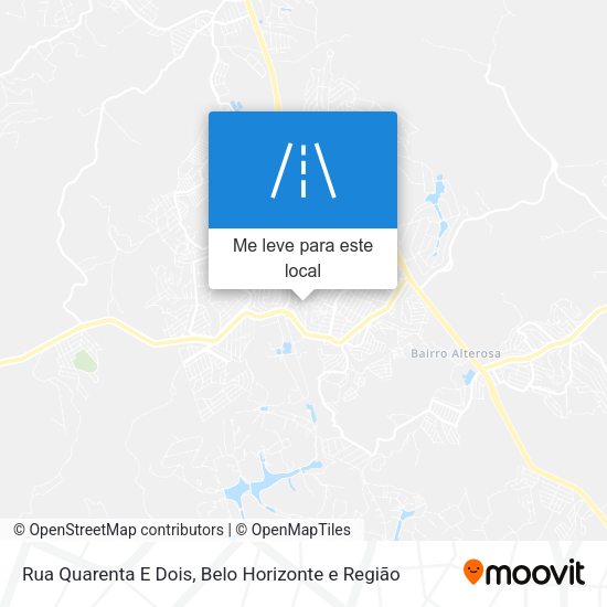 Rua Quarenta E Dois mapa