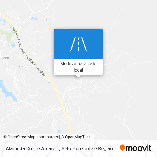Alameda Do Ipe Amarelo mapa