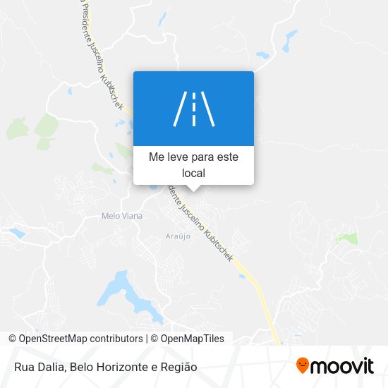 Rua Dalia mapa