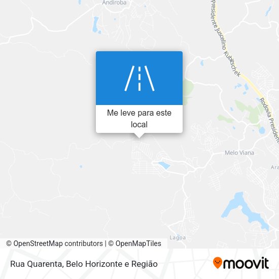 Rua Quarenta mapa
