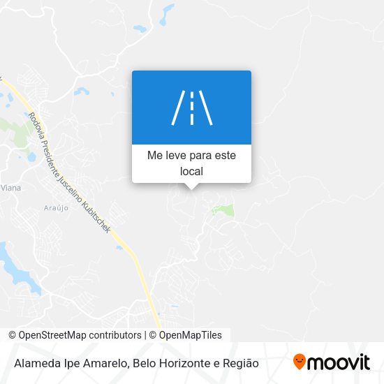 Alameda Ipe Amarelo mapa