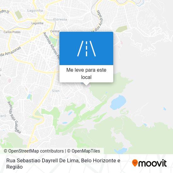 Rua Sebastiao Dayrell De Lima mapa