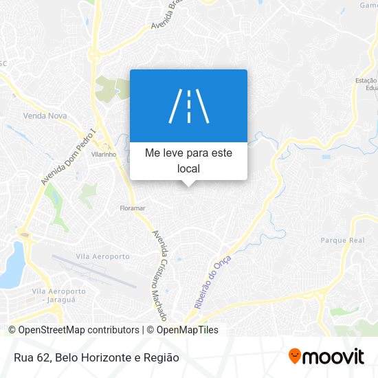 Rua 62 mapa