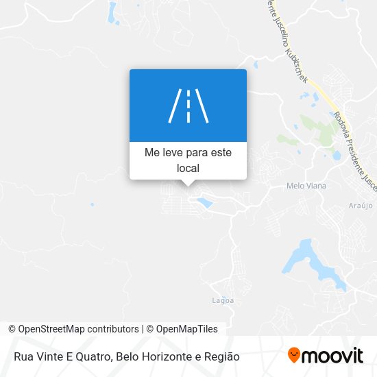 Rua Vinte E Quatro mapa