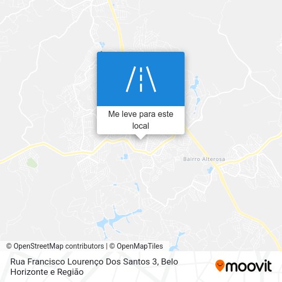 Rua Francisco Lourenço Dos Santos 3 mapa