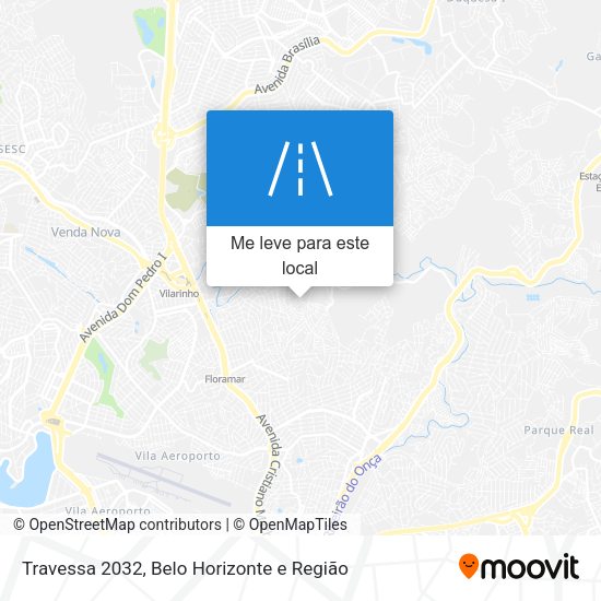 Travessa 2032 mapa