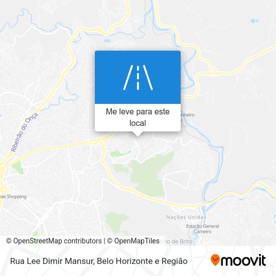 Rua Lee Dimir Mansur mapa