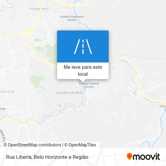 Rua Liberia mapa