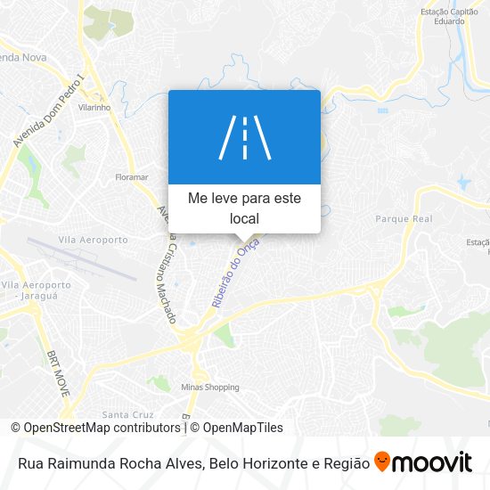 Rua Raimunda Rocha Alves mapa