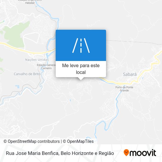 Rua Jose Maria Benfica mapa