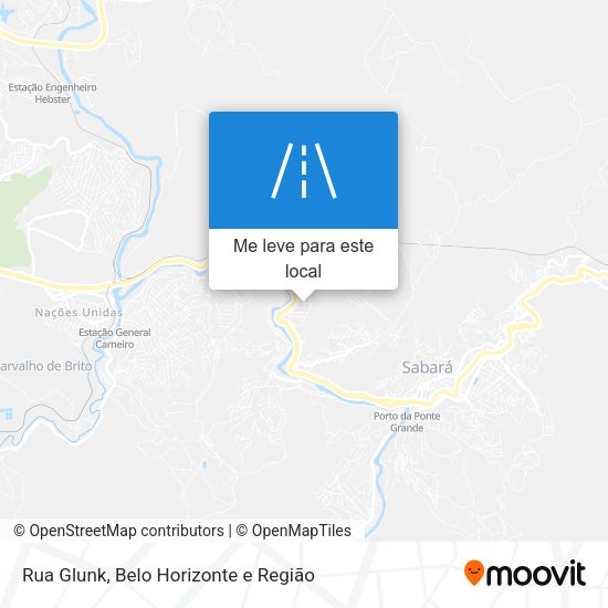 Rua Glunk mapa