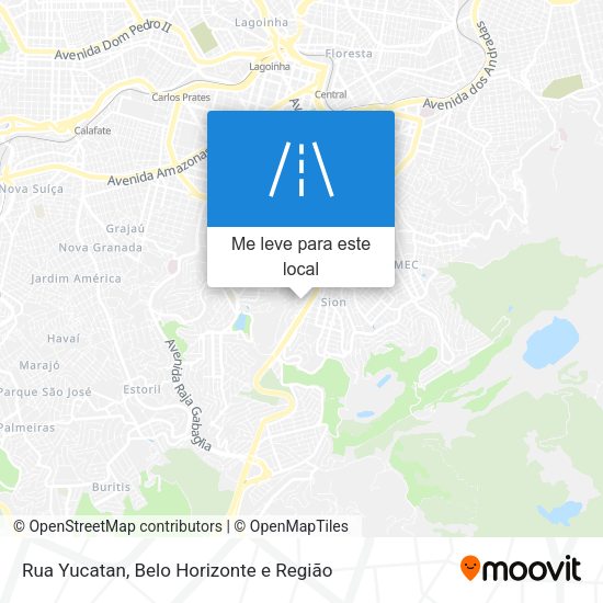 Rua Yucatan mapa