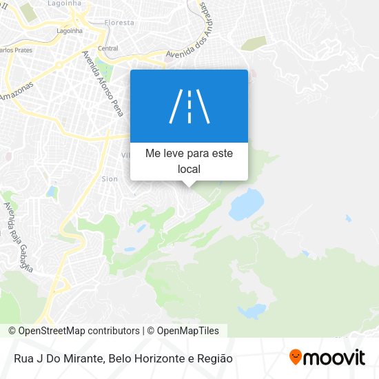 Rua J Do Mirante mapa